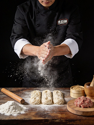 商業(yè)中式廚師美食攝影